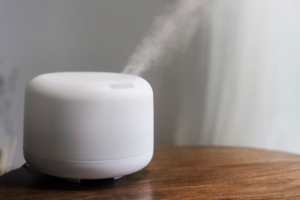 How does a ultrasonic humidifier work
